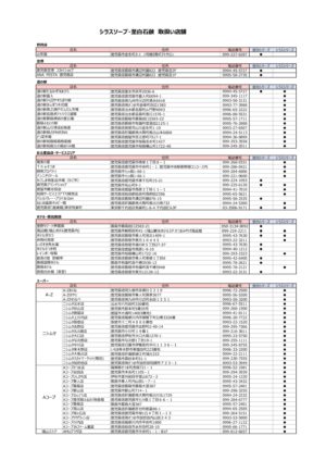 取扱店舗のご紹介